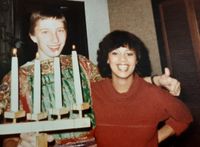 Met Rosina in 1978